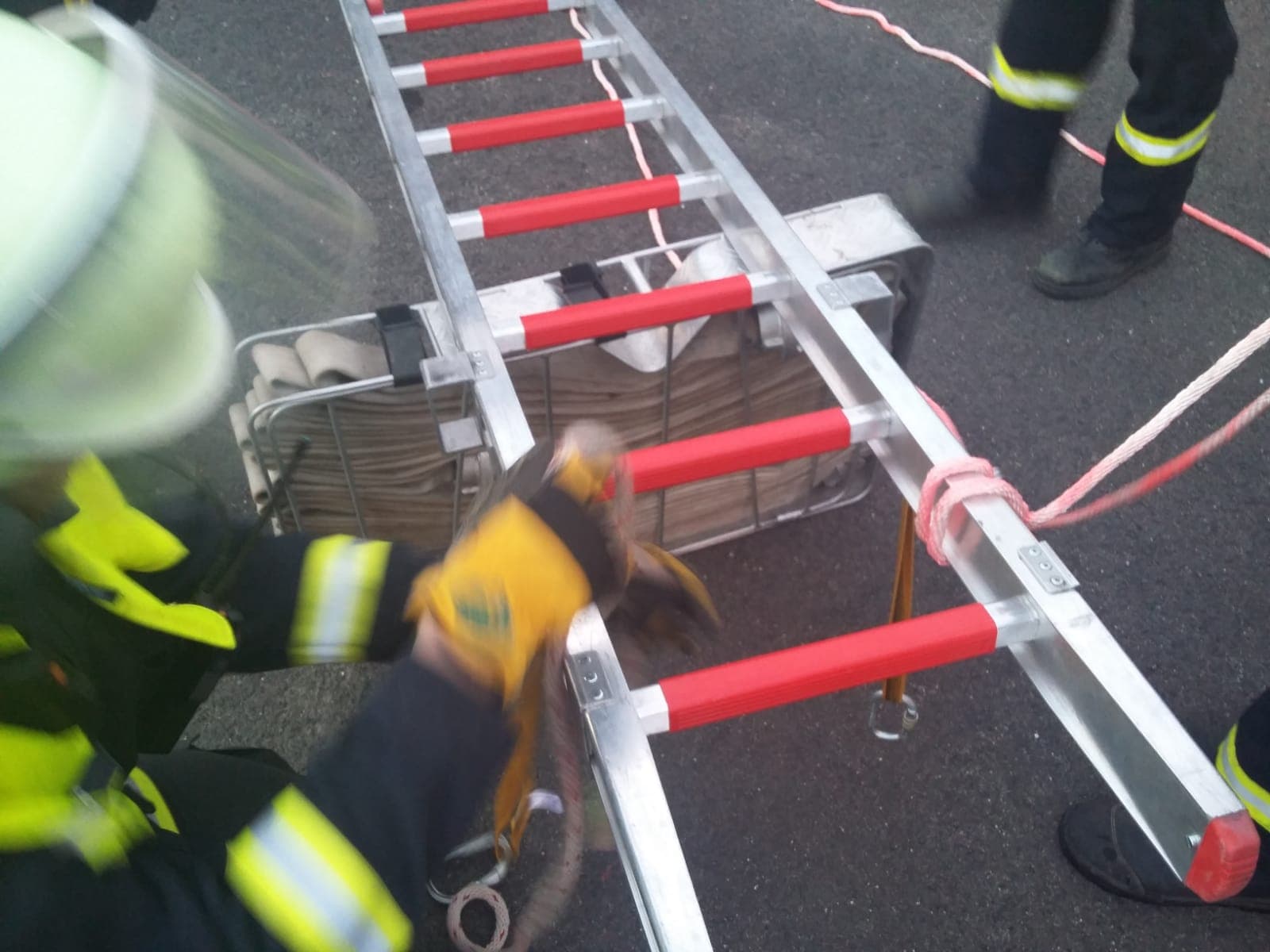 Mannschaft im Einsatz